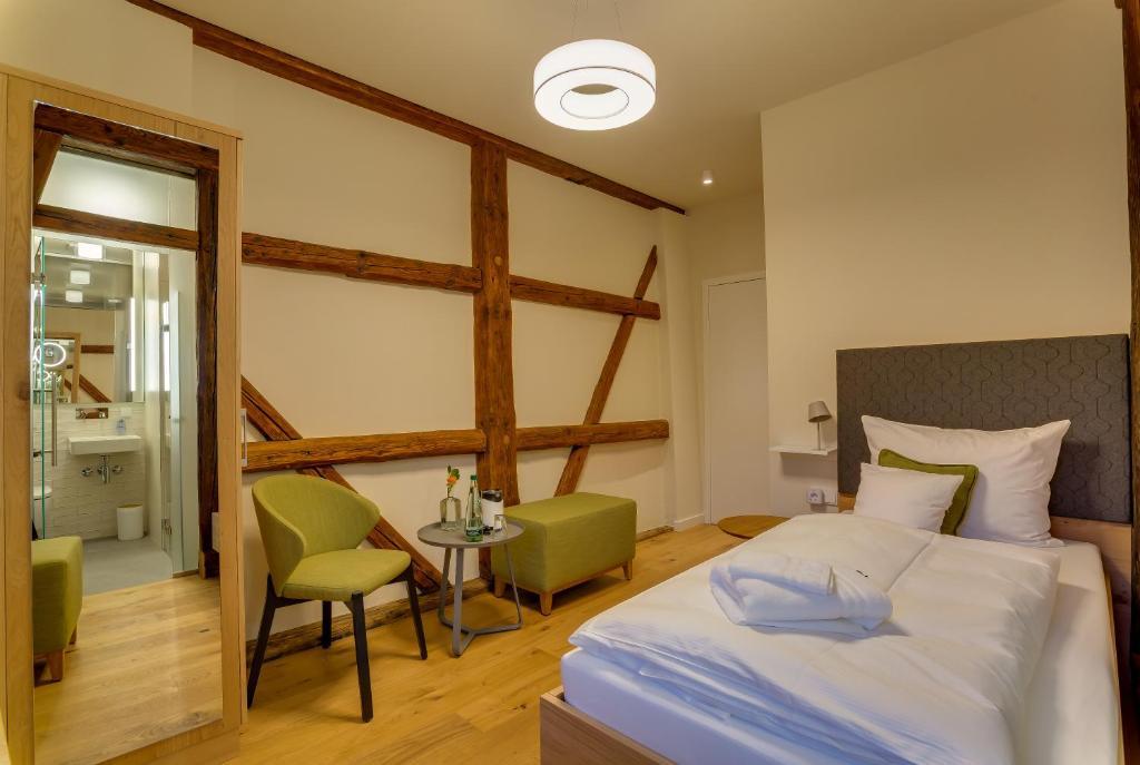 Boutique Hotel Gruener Zweig Schlettau Esterno foto